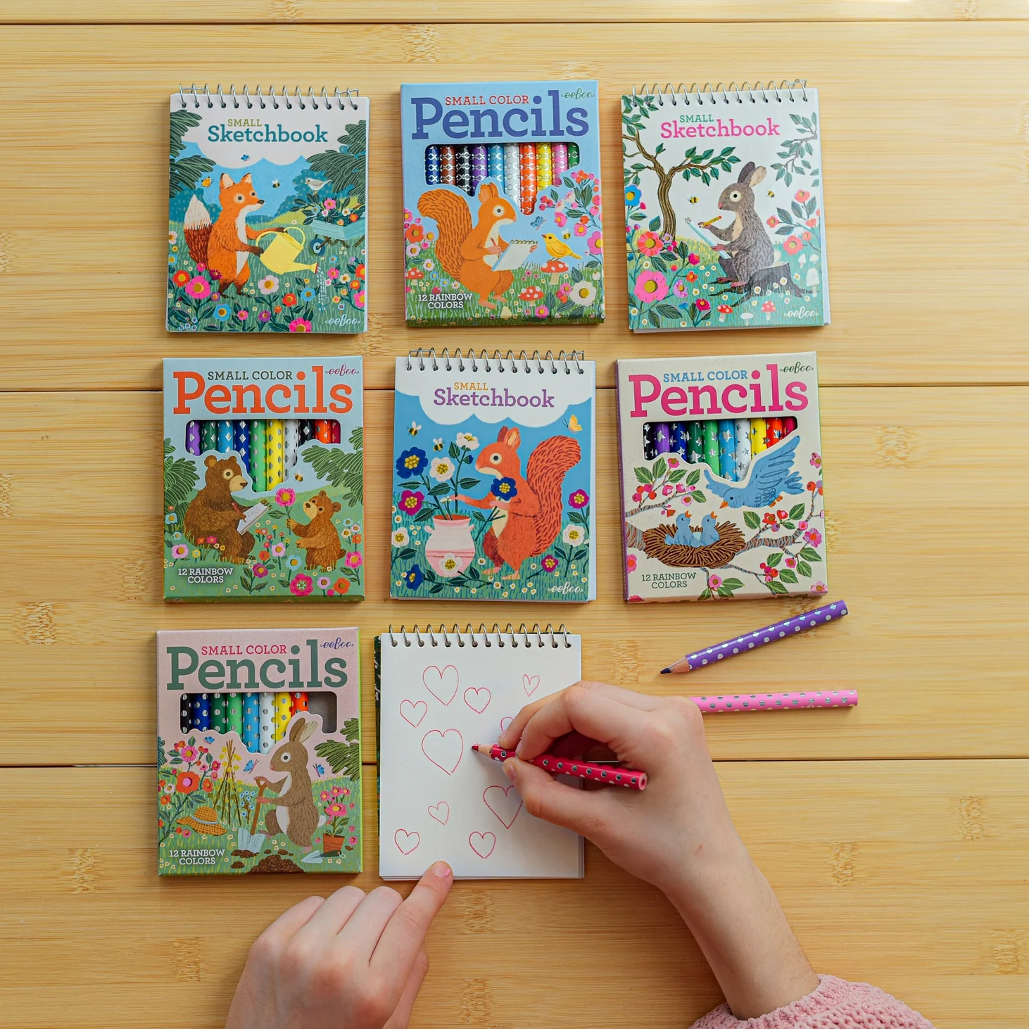 Small Color Pencils - Victoria's Garden by Eeboo - Image 3