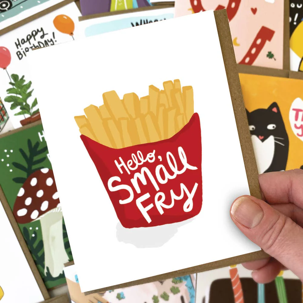Small Fry Baby Card by Kat French Design - Image 2