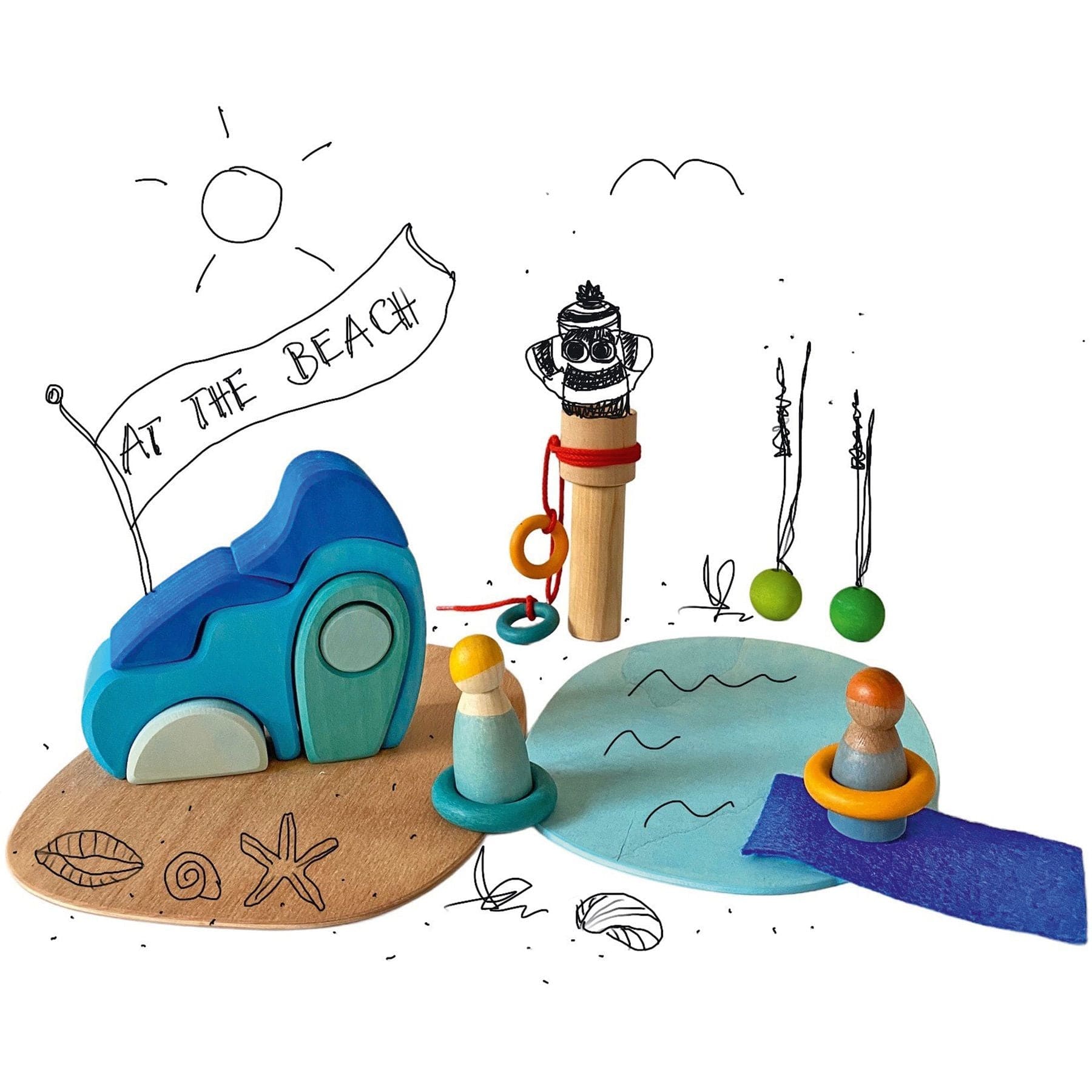 Small World Play by the Water by Grimm's - Image 2