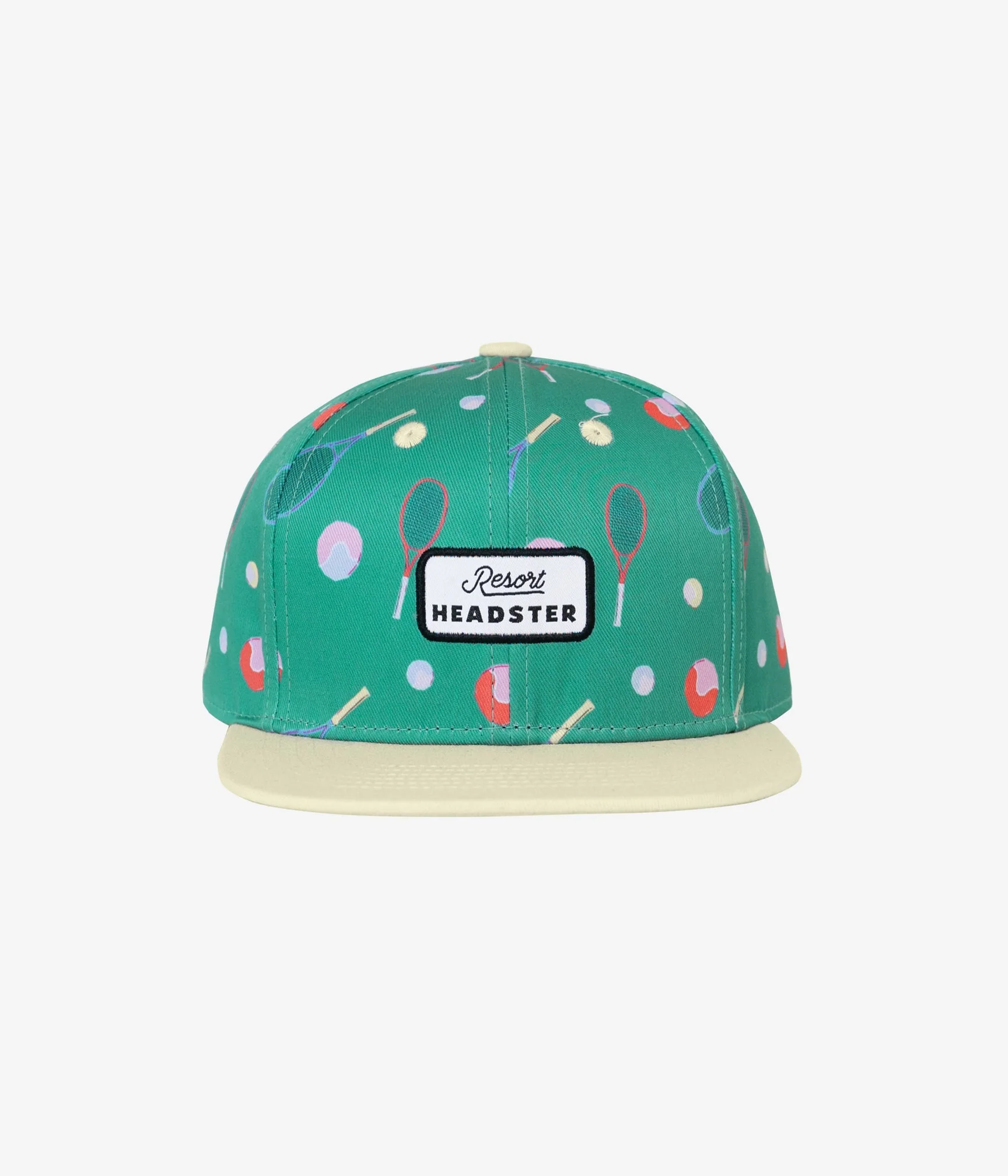 Smash It Snapback Hat - Tennis Court by Headster Kids - Image 2