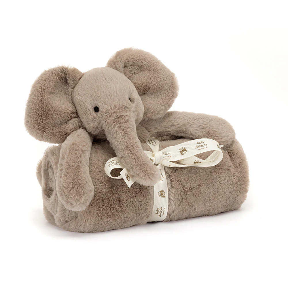 Smudge Elephant Blankie in Gift Box by Jellycat - Image 2