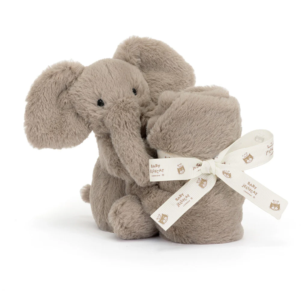 Smudge Elephant Soother in Gift Box by Jellycat - Image 2