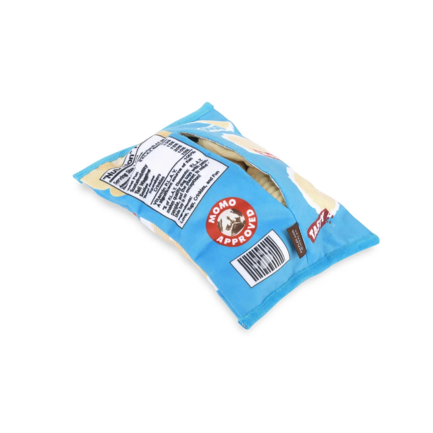 Snack Attack Fluffles Chips Dog Toy by P.L.A.Y. - Image 3