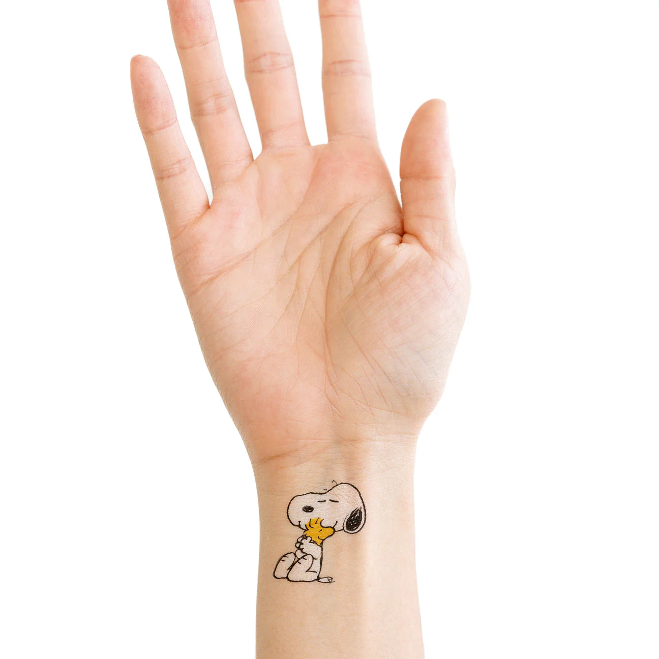 Snoopy Hugs Woodstock Tattoo Pair by Tattly - Image 3