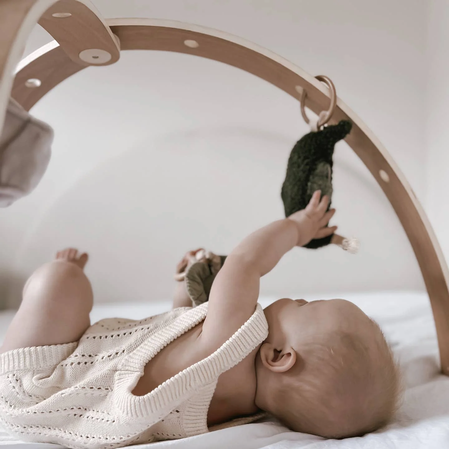 Snow Pea Handheld Rattle - Activity Friend by Little Lamb Kind - Image 4