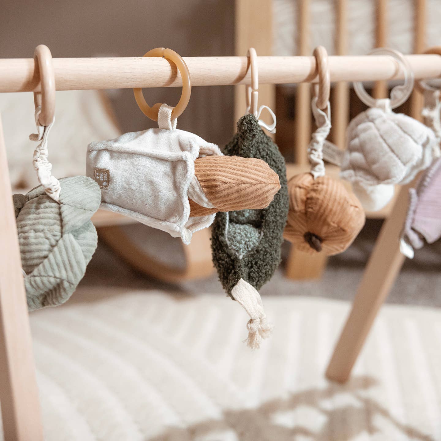 Snow Pea Handheld Rattle - Activity Friend by Little Lamb Kind - Image 5