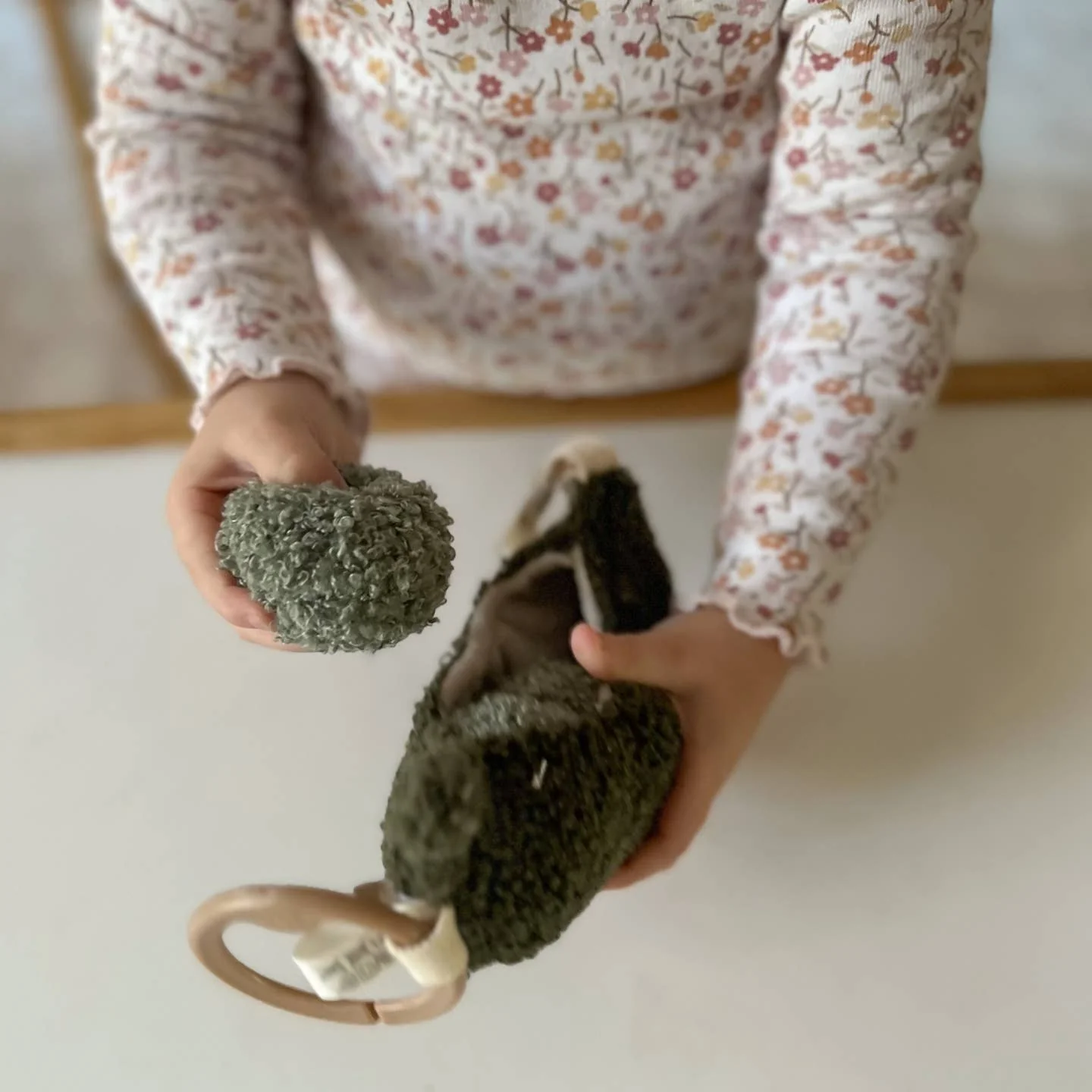 Snow Pea Handheld Rattle - Activity Friend by Little Lamb Kind - Image 6