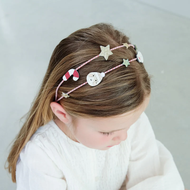 Snowman Double Alice Headband by Mimi & Lula - FINAL SALE - Image 4