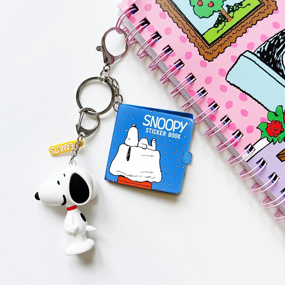 Snowy Snoopy Mini Sticker Book Keychain by Pipsticks - Image 3