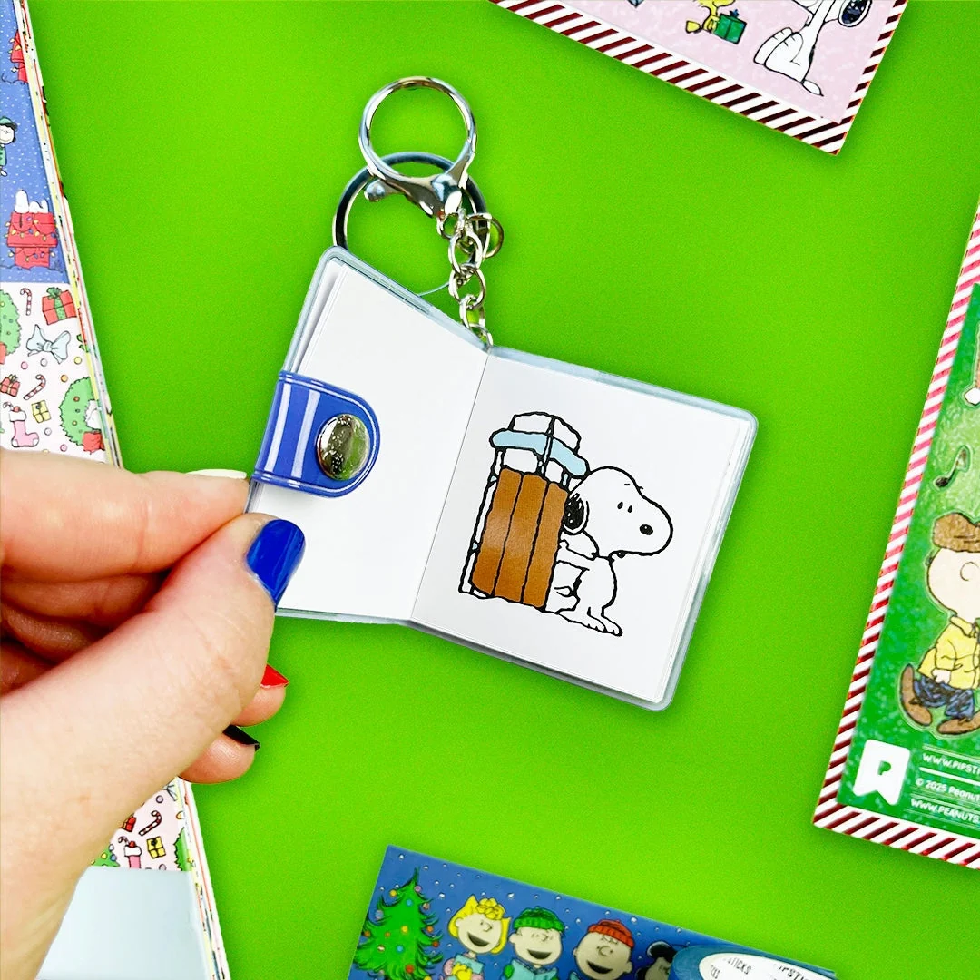 Snowy Snoopy Mini Sticker Book Keychain by Pipsticks - Image 5