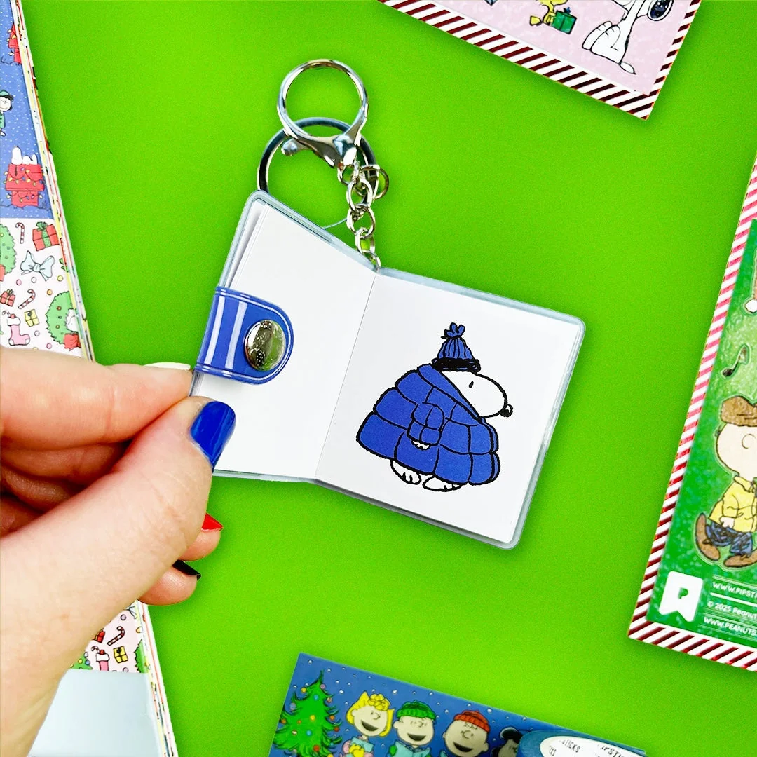Snowy Snoopy Mini Sticker Book Keychain by Pipsticks - Image 6