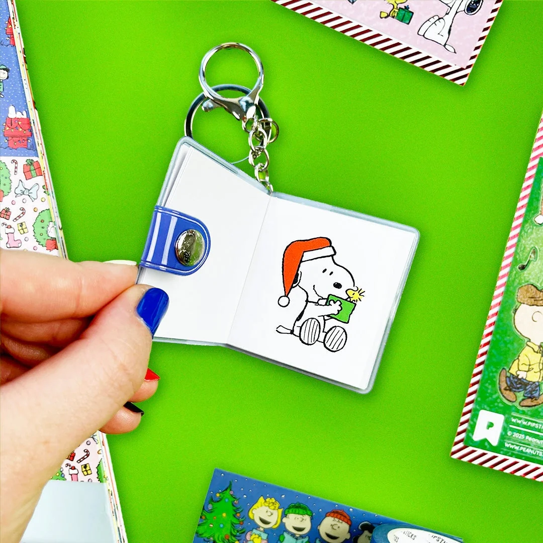 Snowy Snoopy Mini Sticker Book Keychain by Pipsticks - Image 7