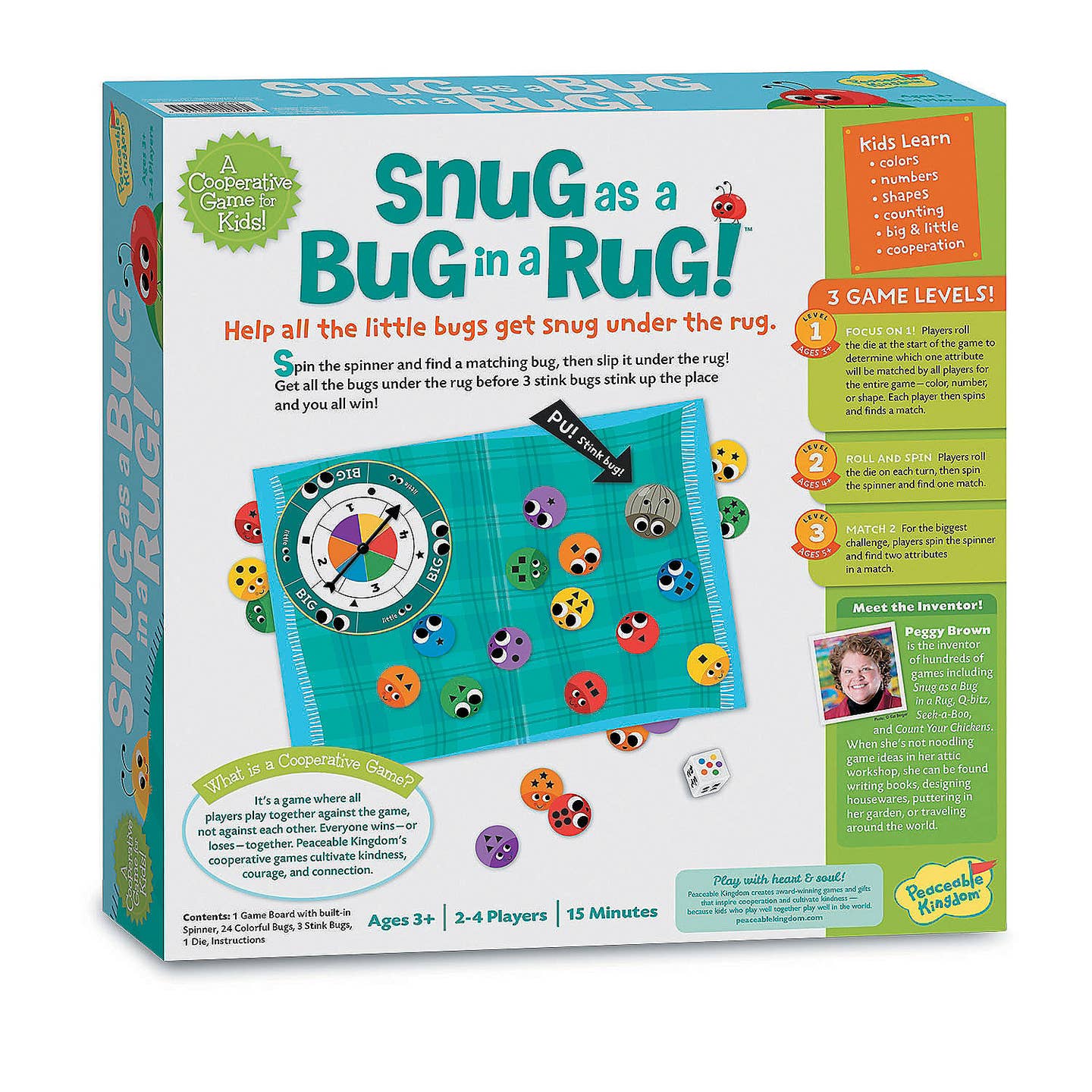 Snug As A Bug In A Rug! Cooperative Game by Peaceable Kingdom - Image 4