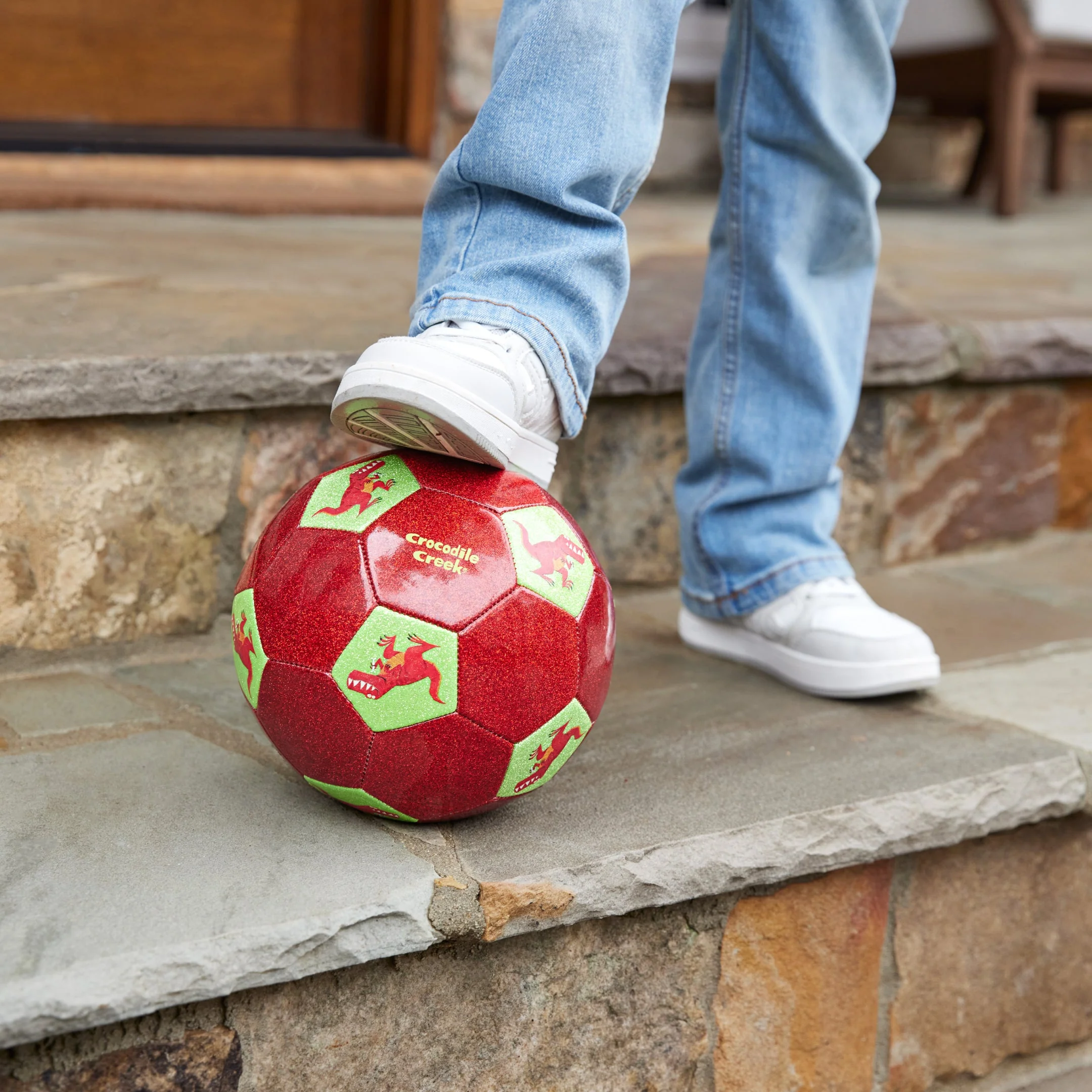 Soccer Ball Size 3 - Glitter Dinosaurs by Crocodile Creek - Image 3