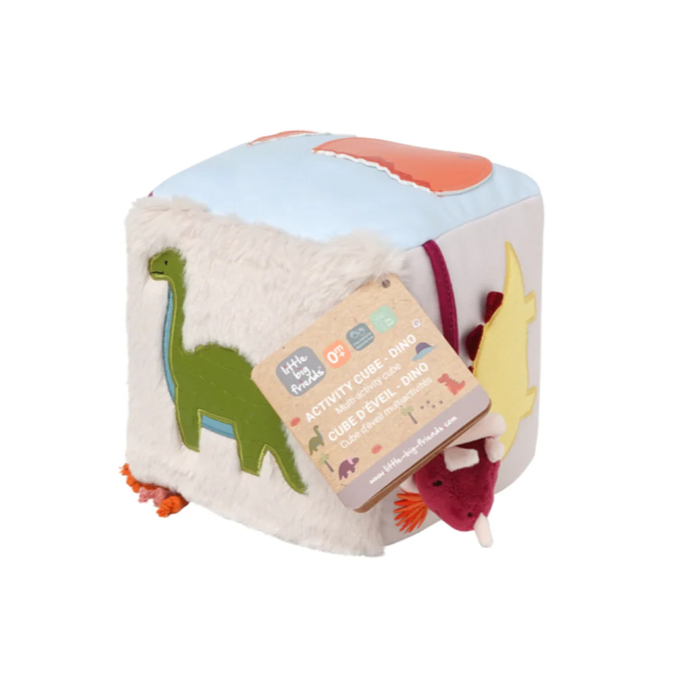 Soft Activity Cube - Dino by Little Big Friends