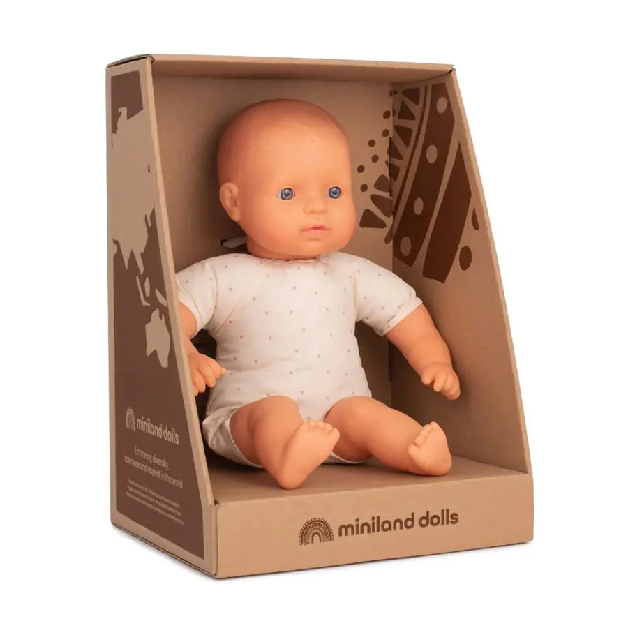 Soft Body Doll 12 5/8" - Caucasian by Miniland - Image 2