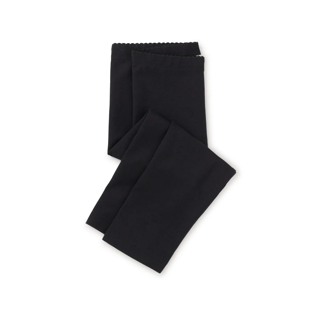 Solid Capri Leggings - Jet Black by Tea Collection - FINAL SALE
