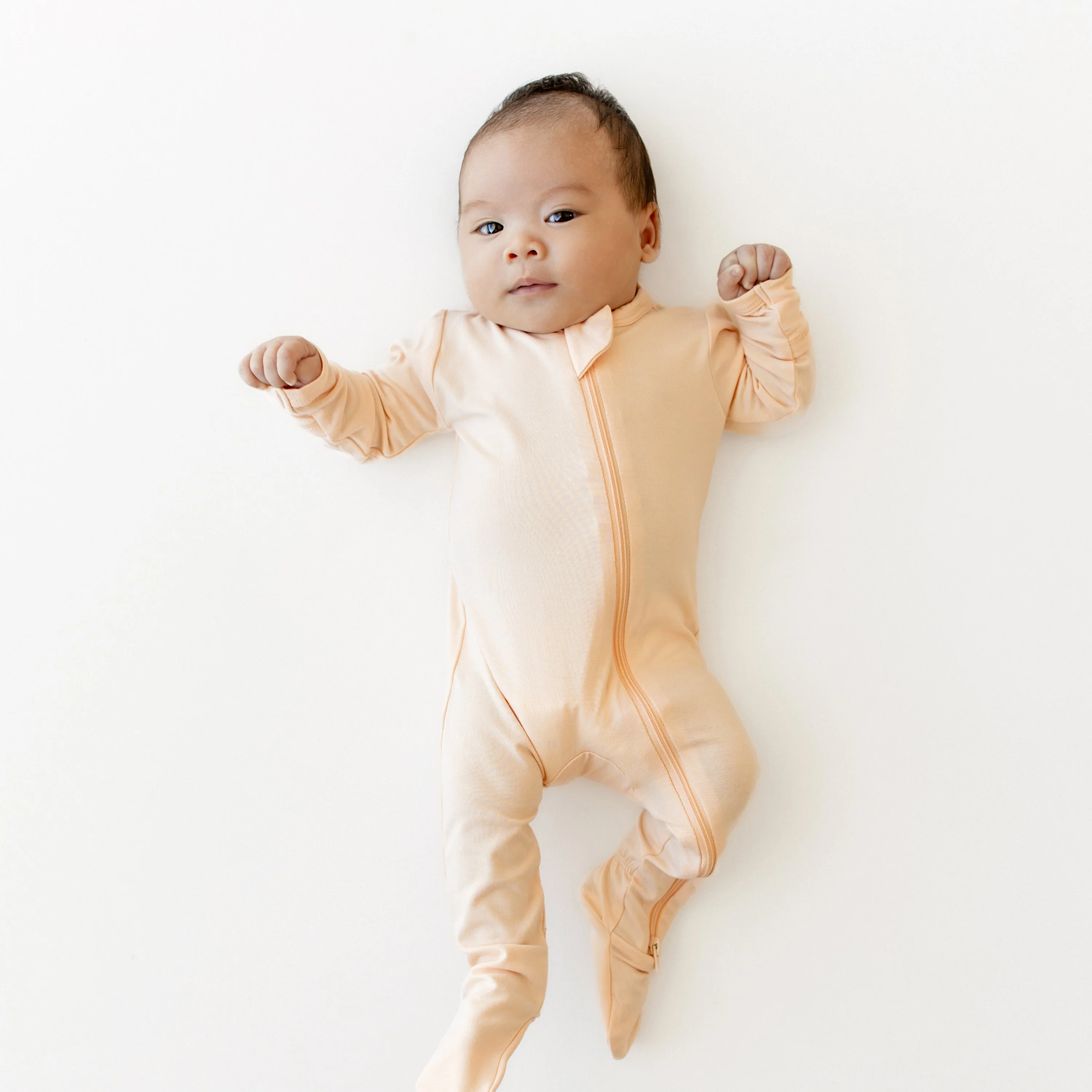 Solid Footie with Zipper - Canyon by Kyte Baby - Image 2