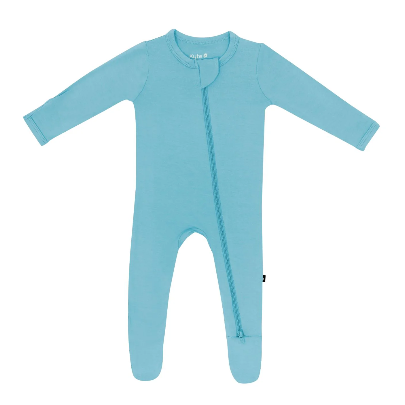Solid Footie with Zipper - Makai by Kyte Baby