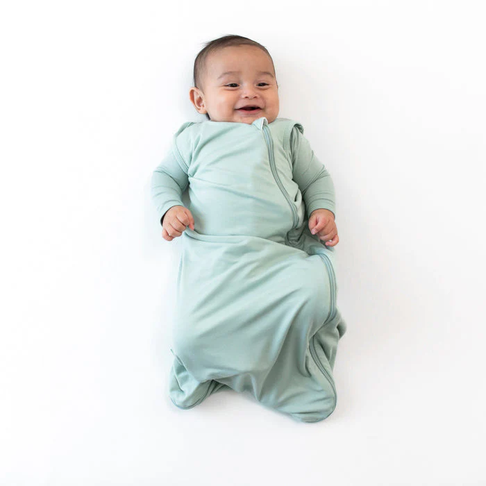 Solid Sleep Bag Tog 0.5 - Sage by Kyte Baby - Image 4