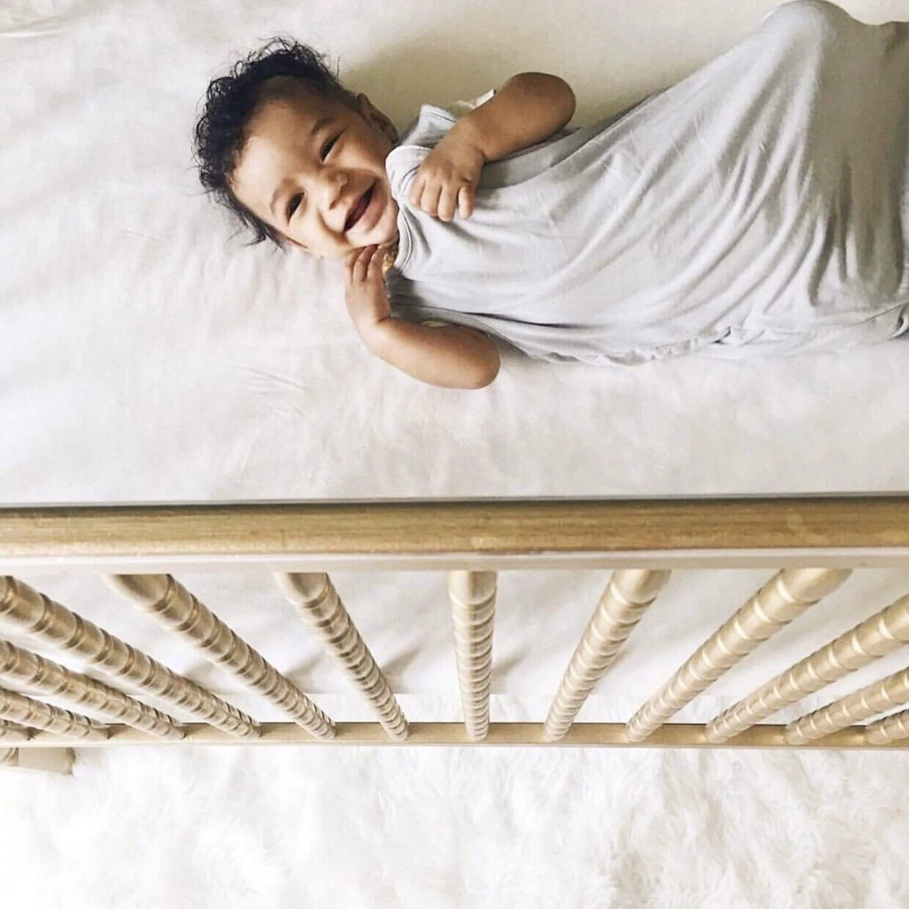 Solid Sleep Bag Tog 0.5 - Storm by Kyte Baby - Image 2