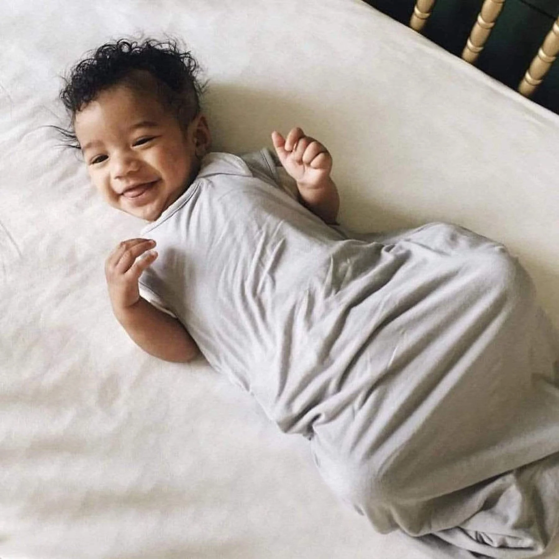 Solid Sleep Bag Tog 0.5 - Storm by Kyte Baby - Image 3