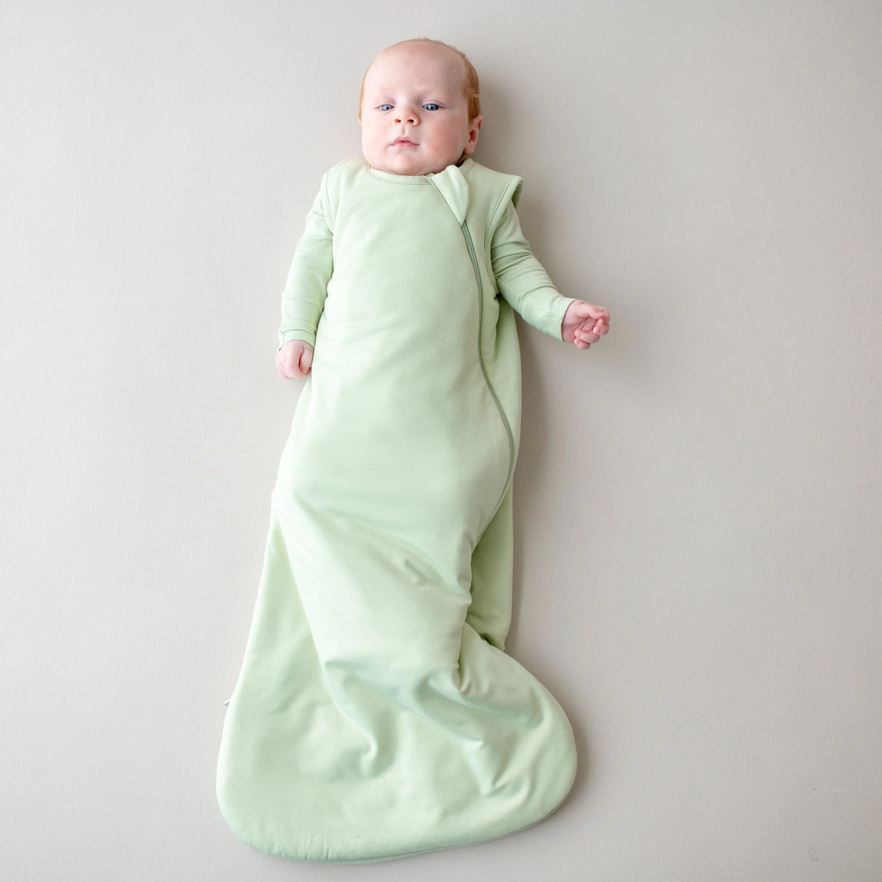 Solid Sleep Bag Tog 1.0 - Basil by Kyte Baby - Image 2