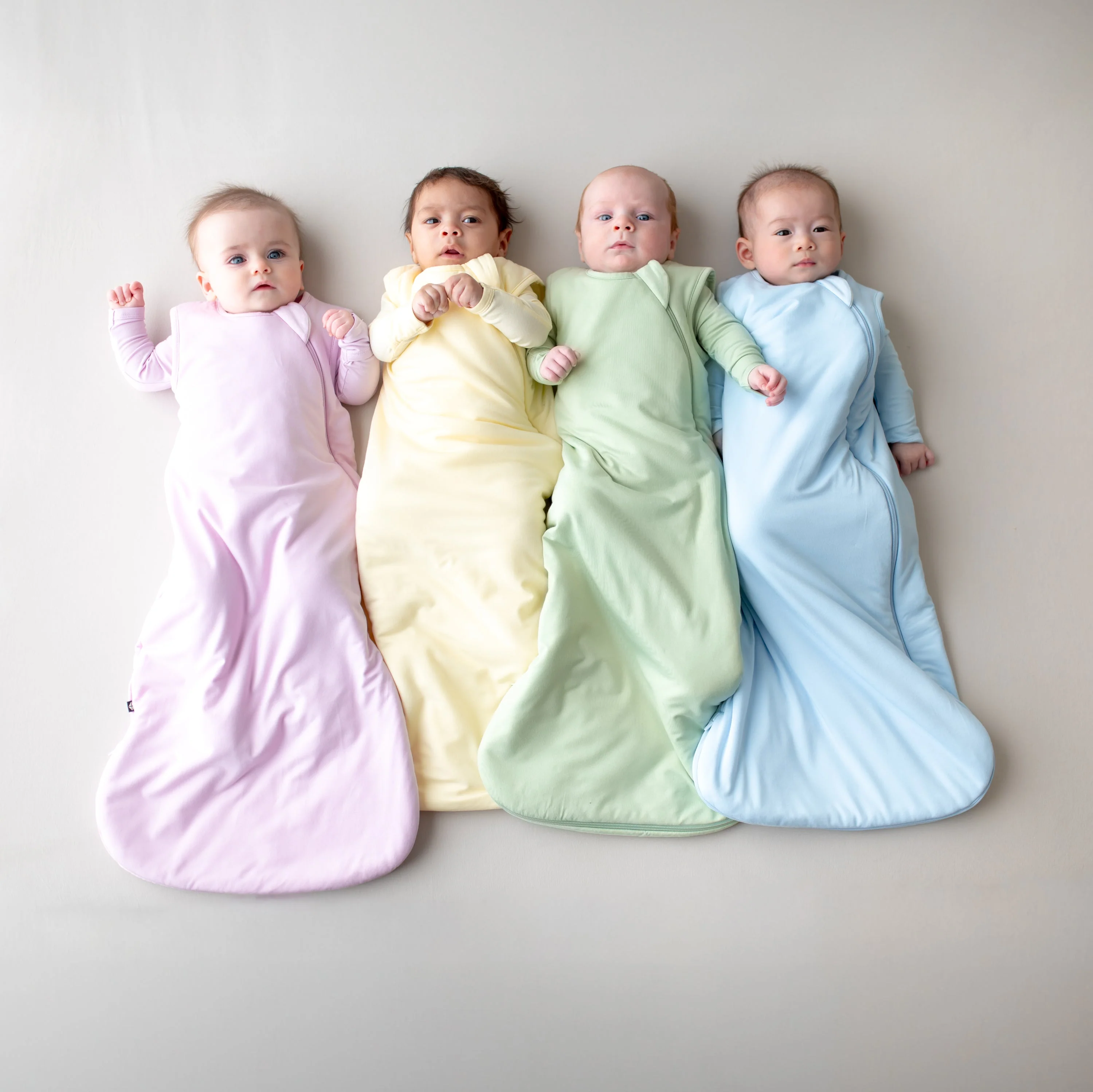 Solid Sleep Bag Tog 1.0 - Chamomile by Kyte Baby - Image 3