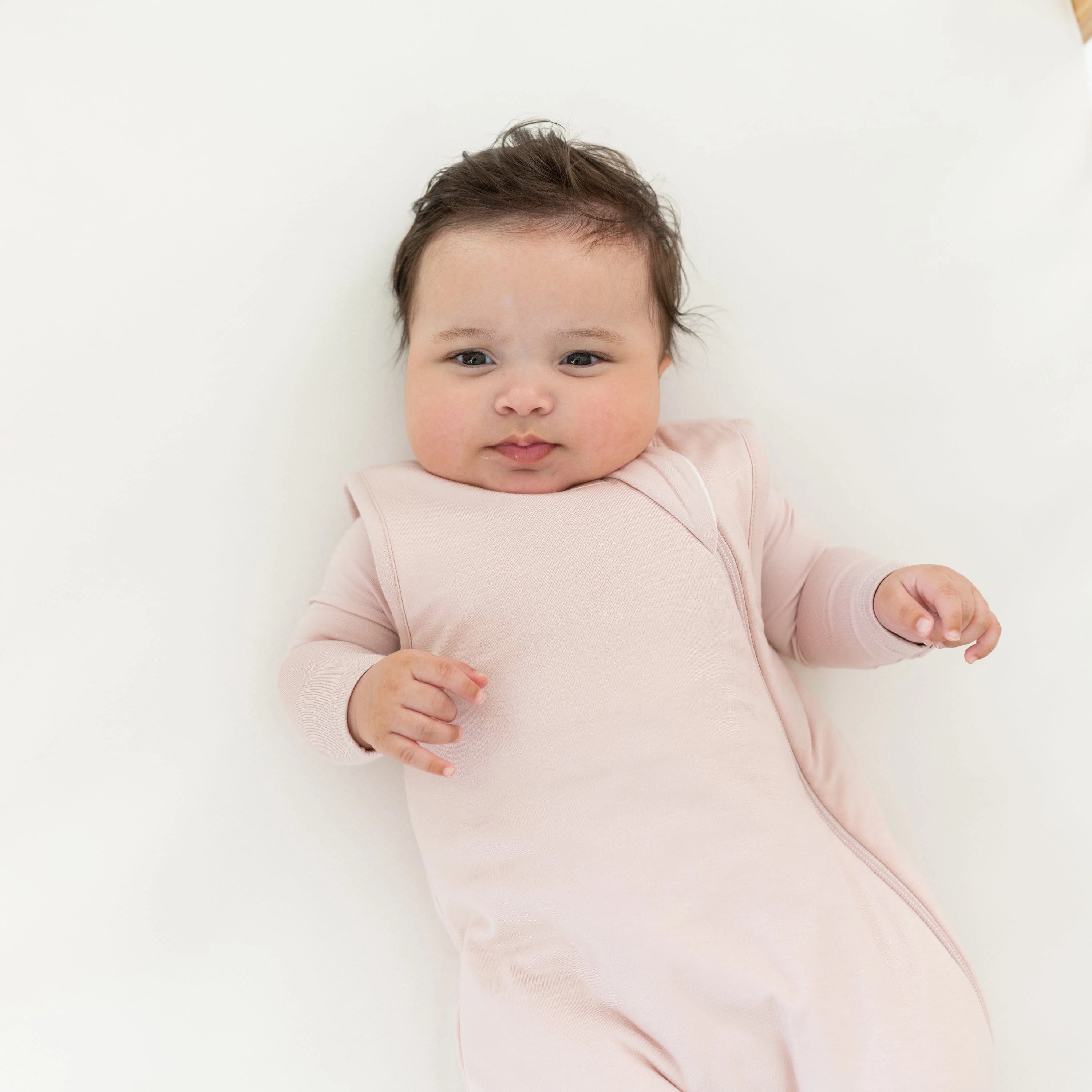 Solid Sleep Bag Tog 2.5 - Blush by Kyte Baby - Image 3