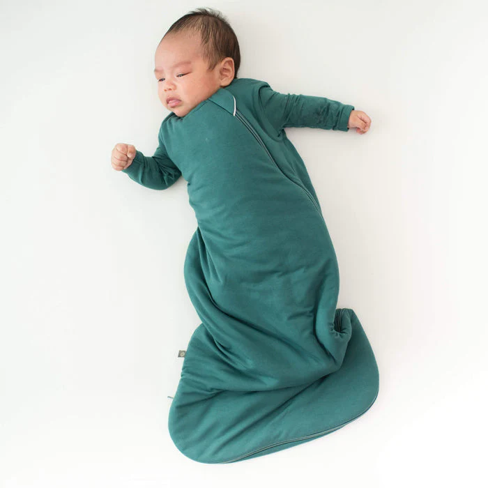 Solid Sleep Bag Tog 2.5 - Emerald by Kyte Baby - Image 3
