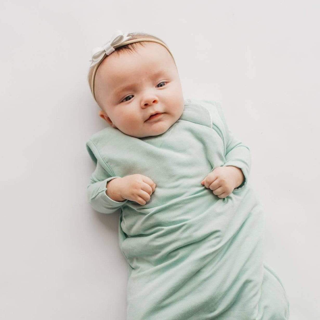 Solid Sleep Bag Tog 2.5 - Sage by Kyte Baby - Image 2
