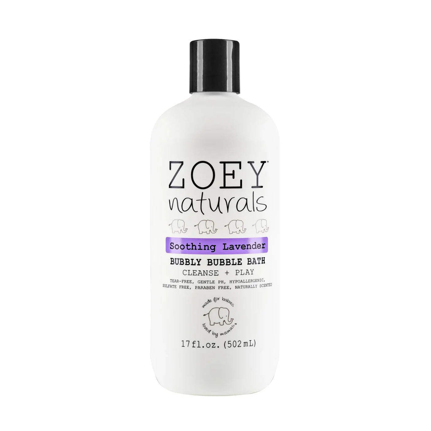 Soothing Lavender Bubbly Bubble Bath by Zoey Naturals