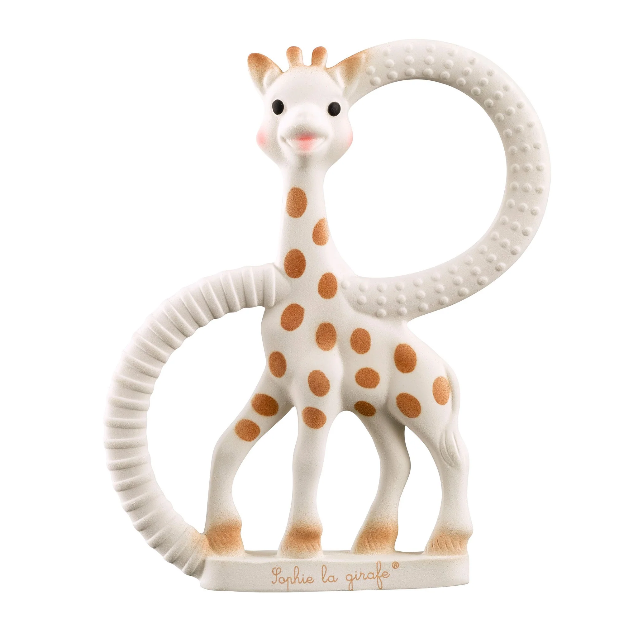 So Pure Sophie Teether With Ring Handles - Vanilla by Vulli