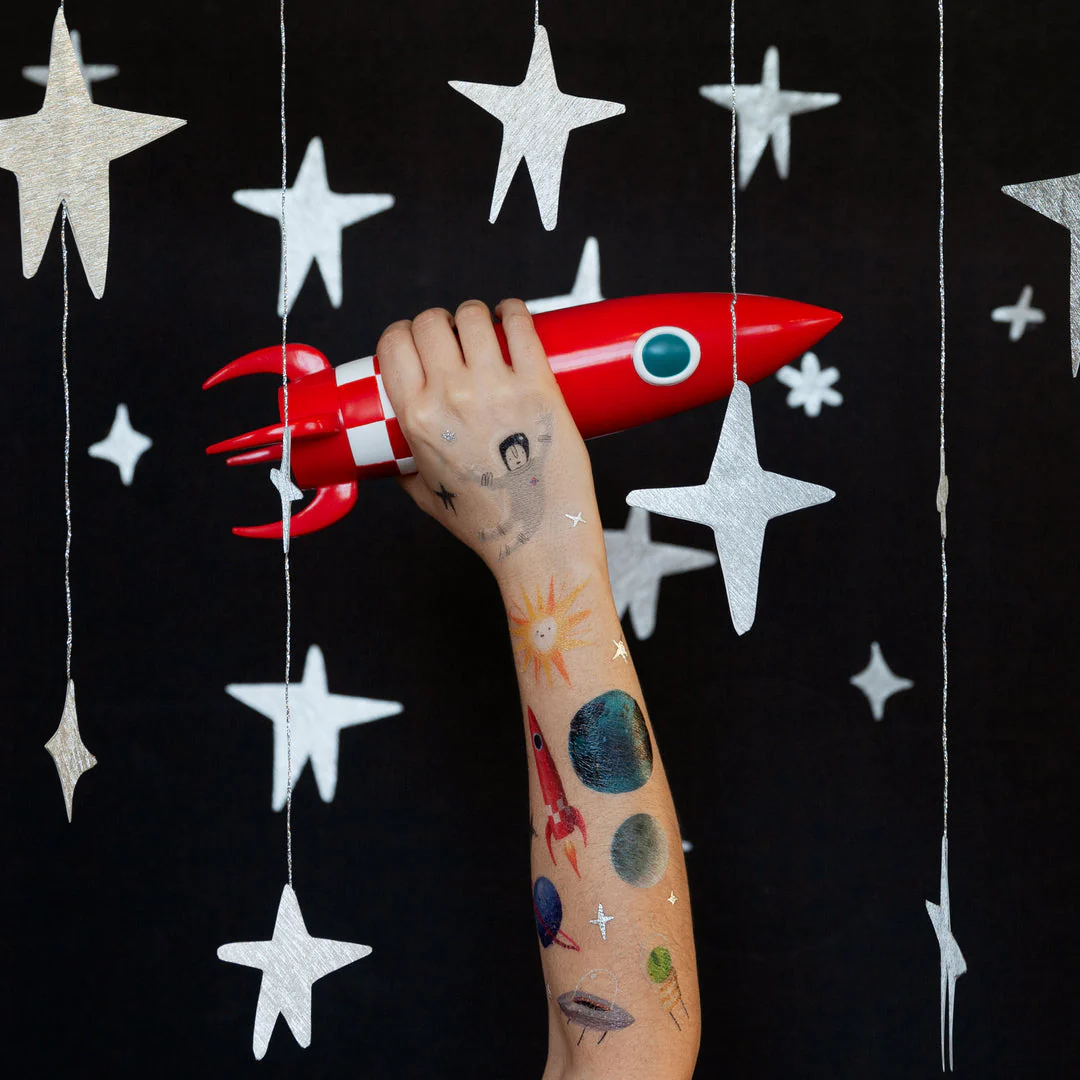 Space Explorer Tattoo Set by Tattly - Image 4