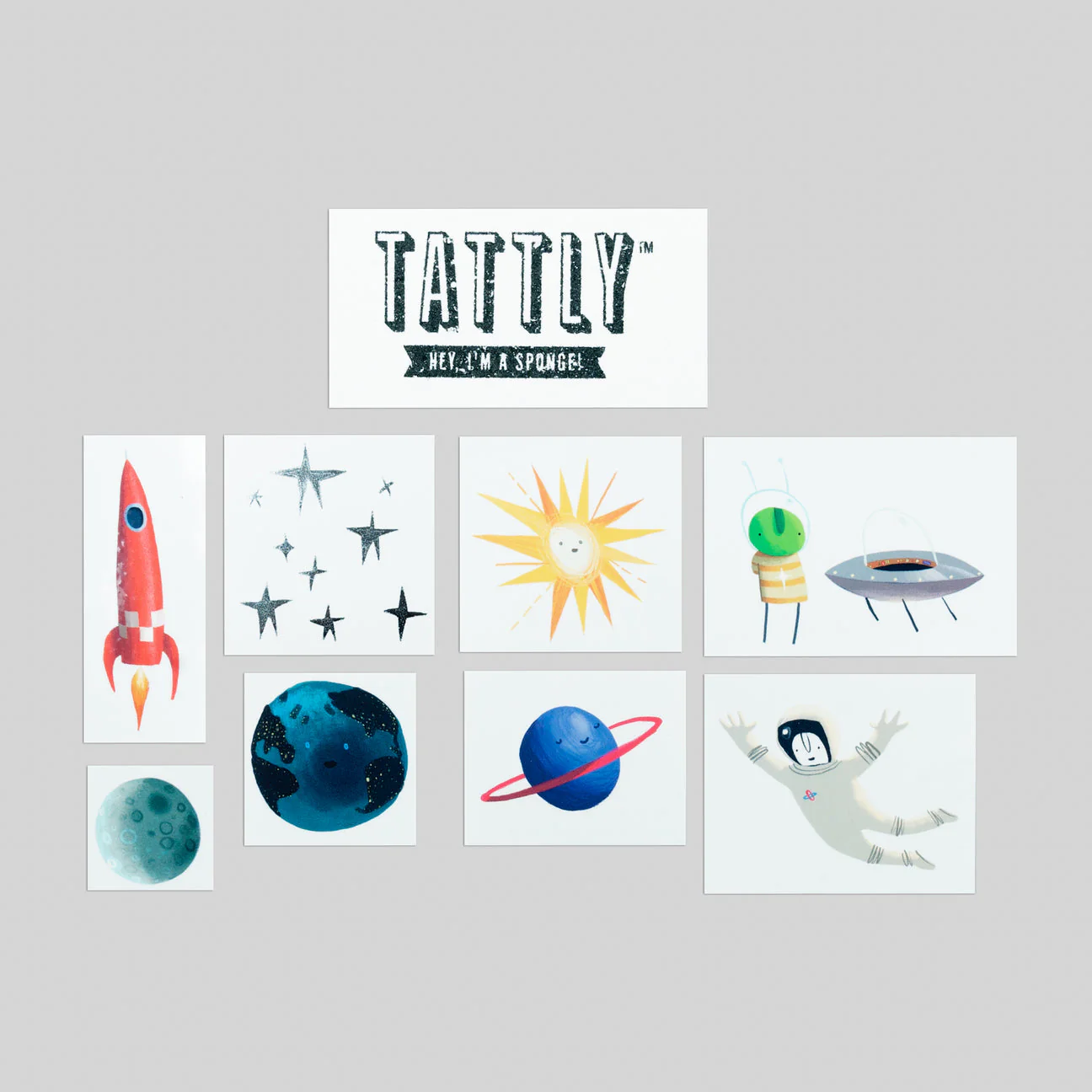 Space Explorer Tattoo Set by Tattly - Image 7