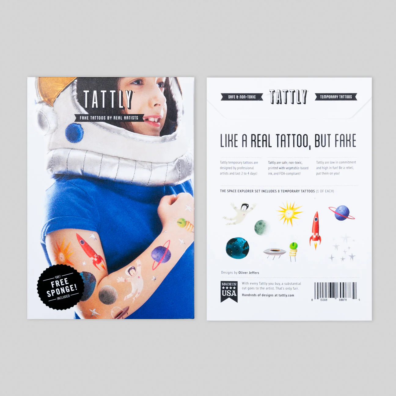 Space Explorer Tattoo Set by Tattly - Image 8