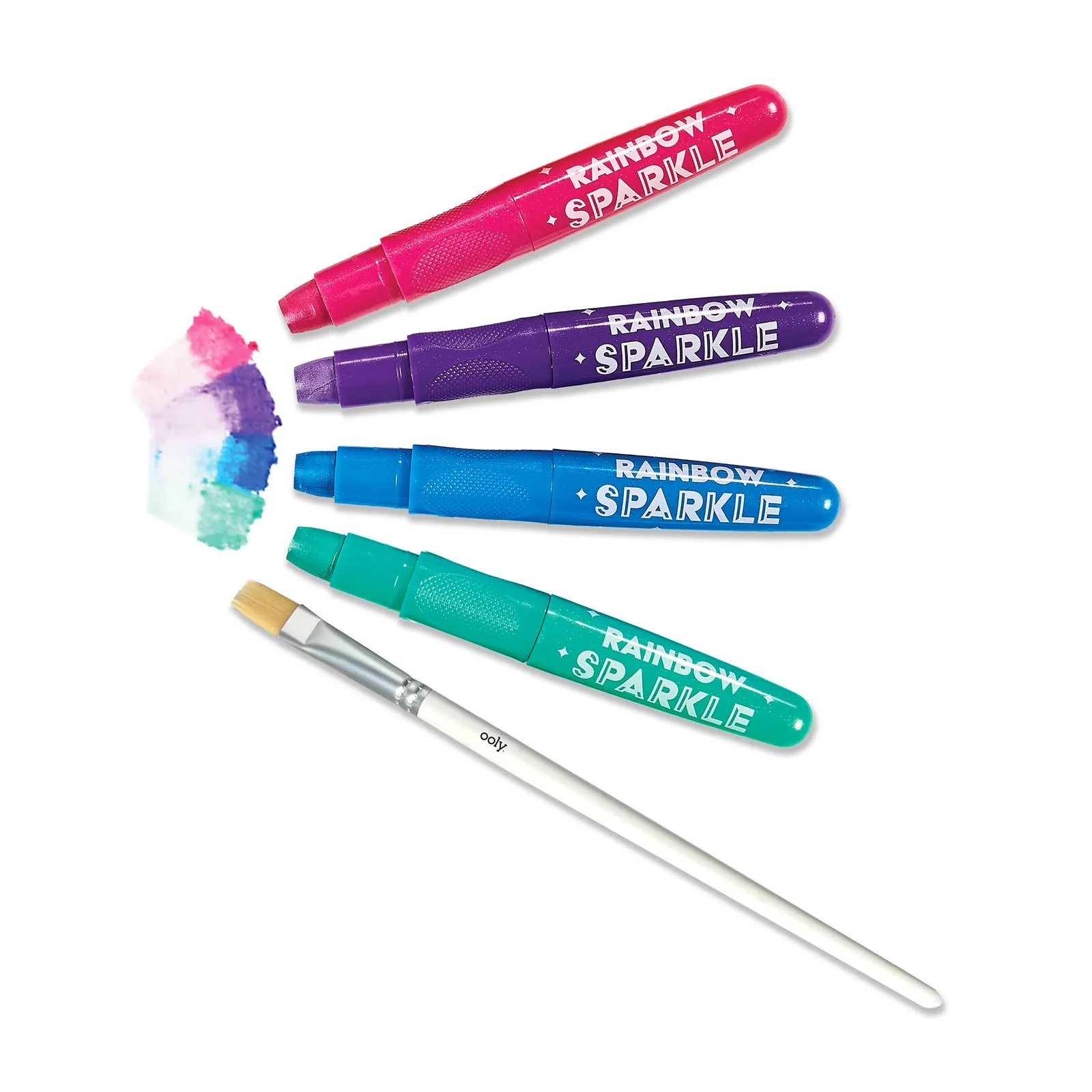 Rainbow Sparkle Metallic Watercolor Gel Crayons - Set of 12 - Image 2