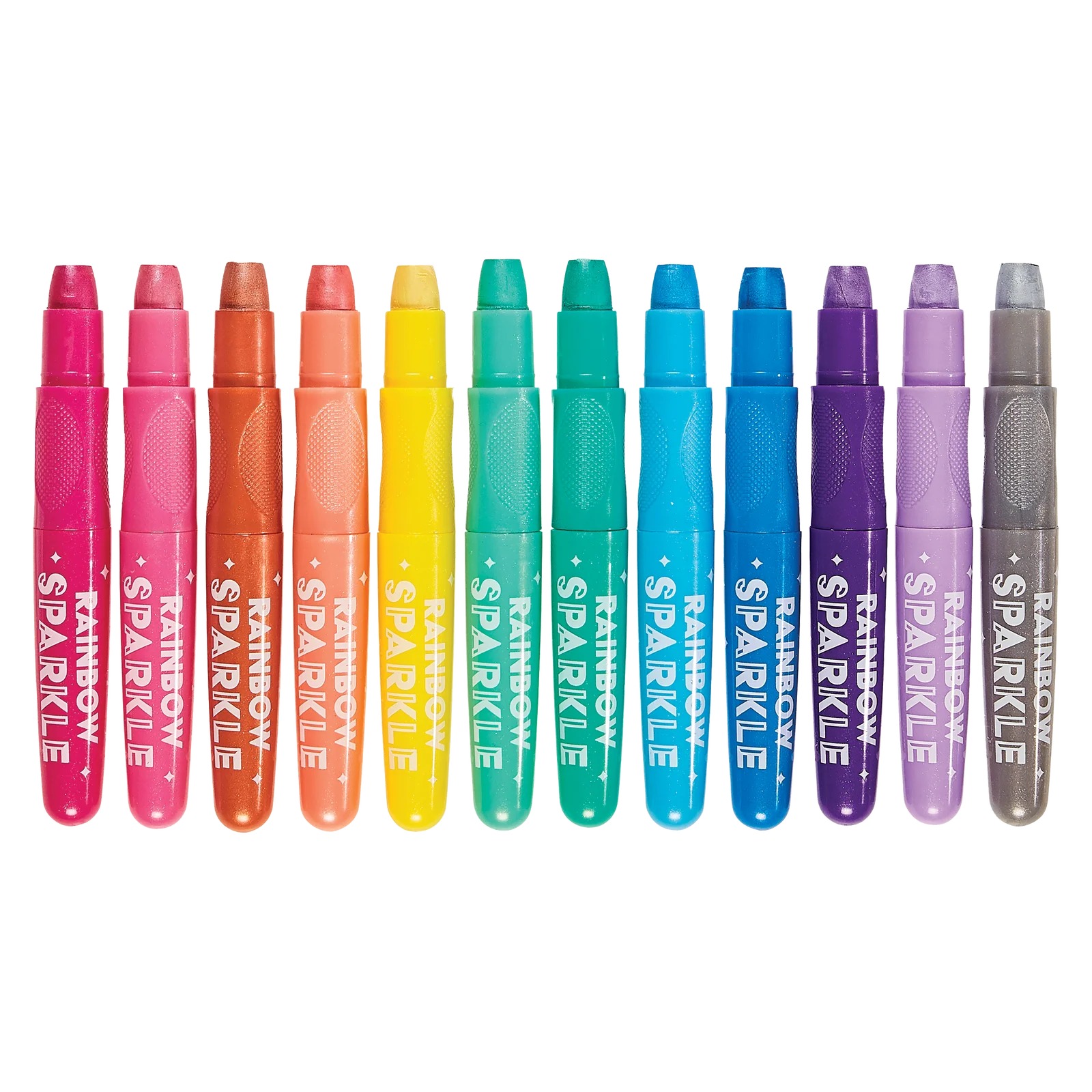Rainbow Sparkle Metallic Watercolor Gel Crayons - Set of 12 - Image 3