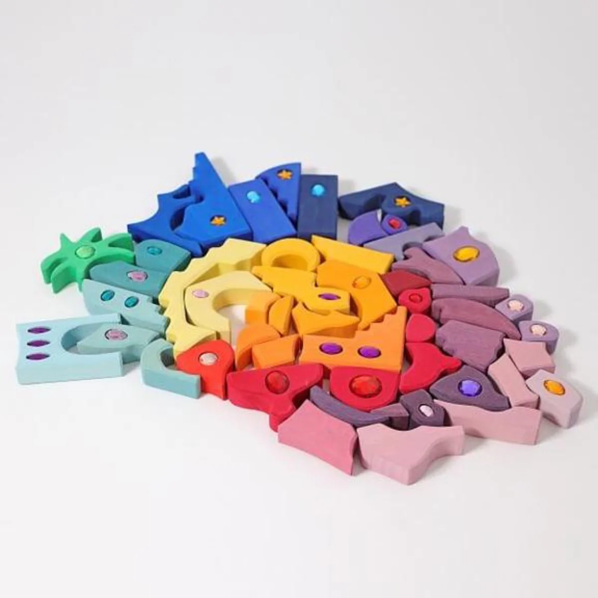 Sparkling Mandala Orient Wooden Blocks by Grimm's - Image 3