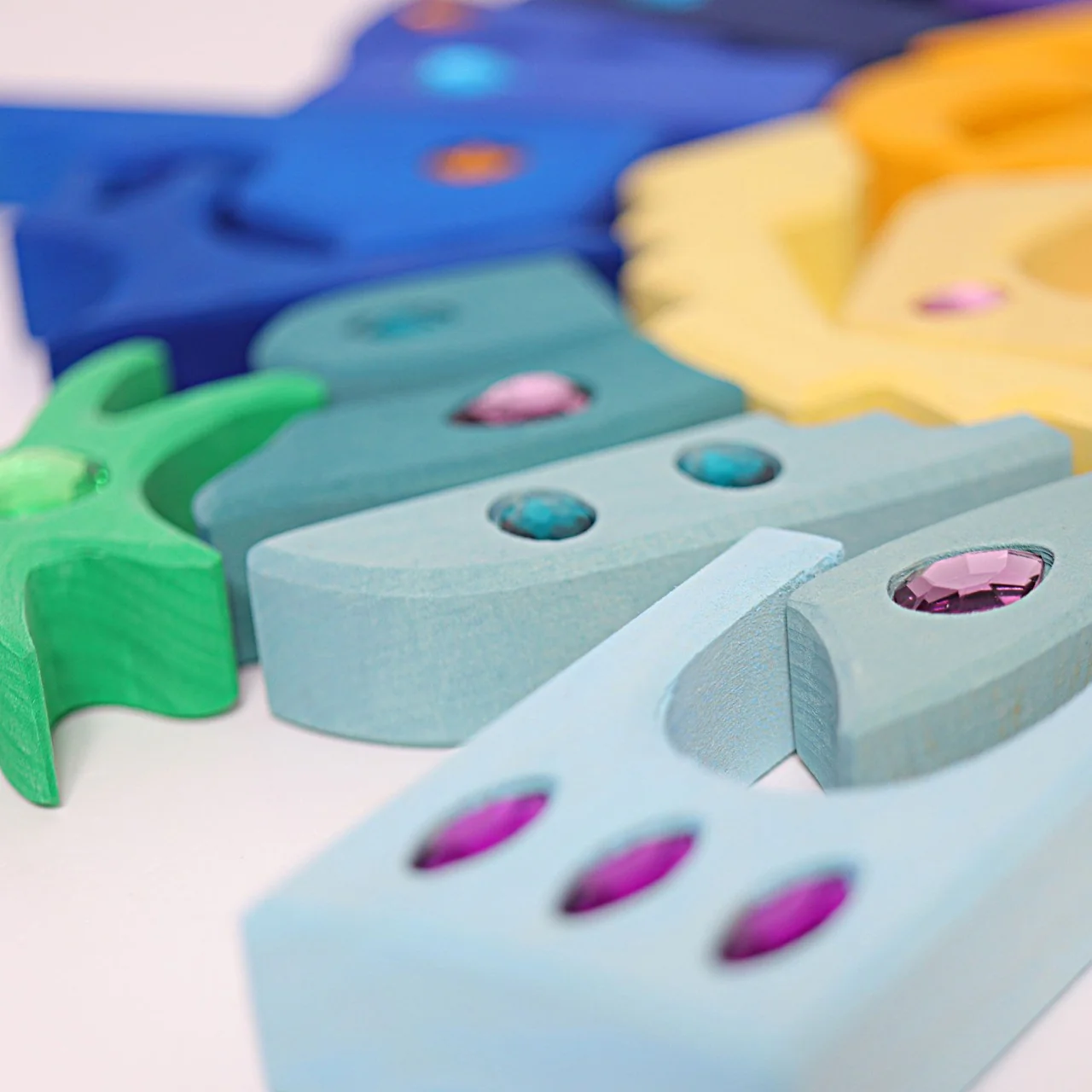 Sparkling Mandala Orient Wooden Blocks by Grimm's - Image 7