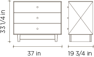 Sparrow 3 Drawer Dresser - Birch by Oeuf - Image 4