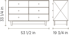 Sparrow 6 Drawer Dresser - Birch by Oeuf - Image 3