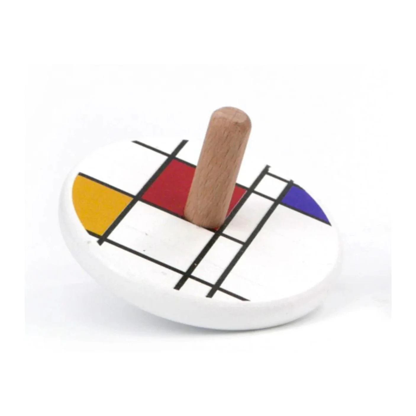 Spinning Tops in Mondrian by Little Poland Gallery