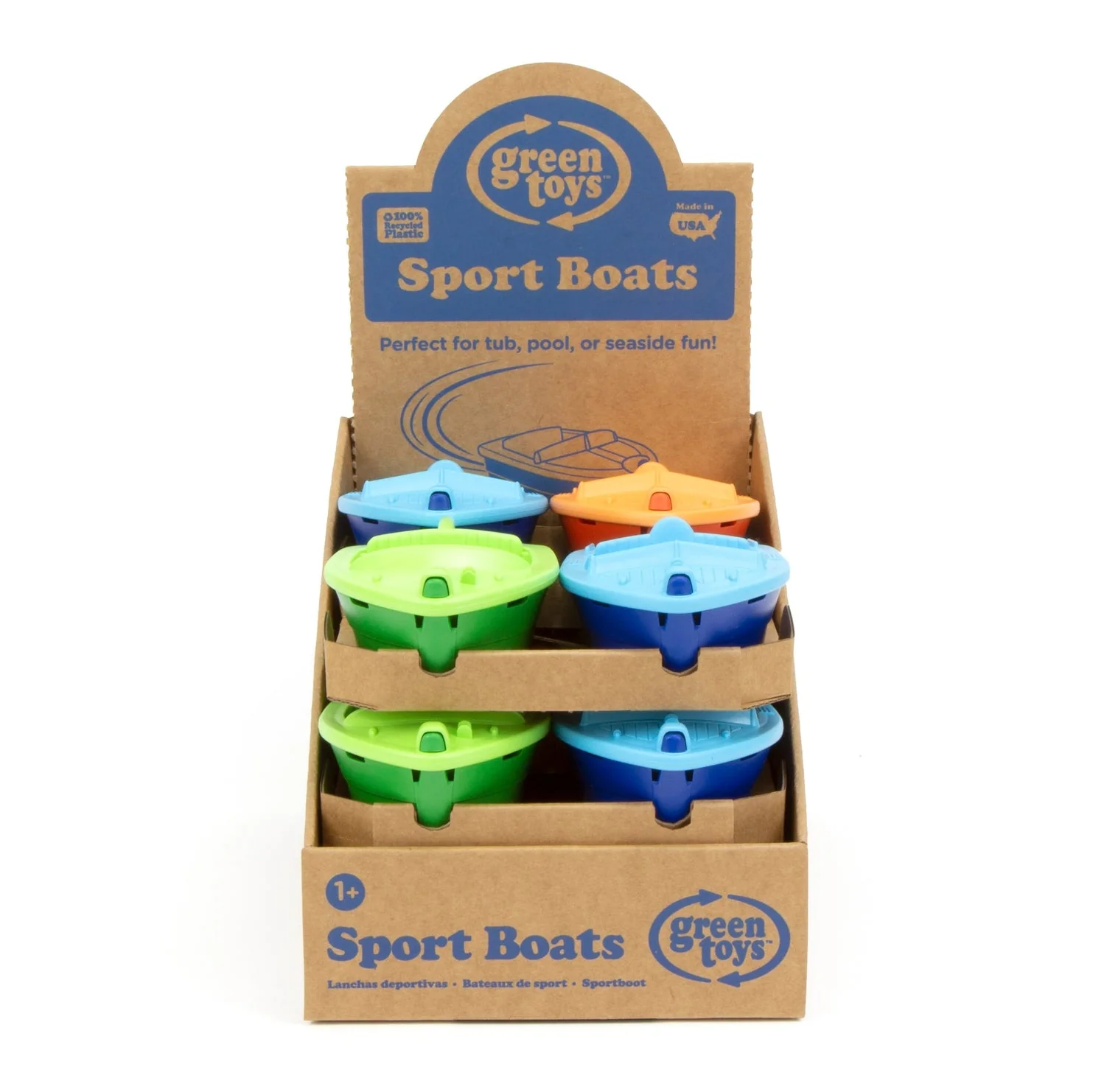 Recycled Sport Boat (1 Unit Assorted) by Green Toys - Image 7
