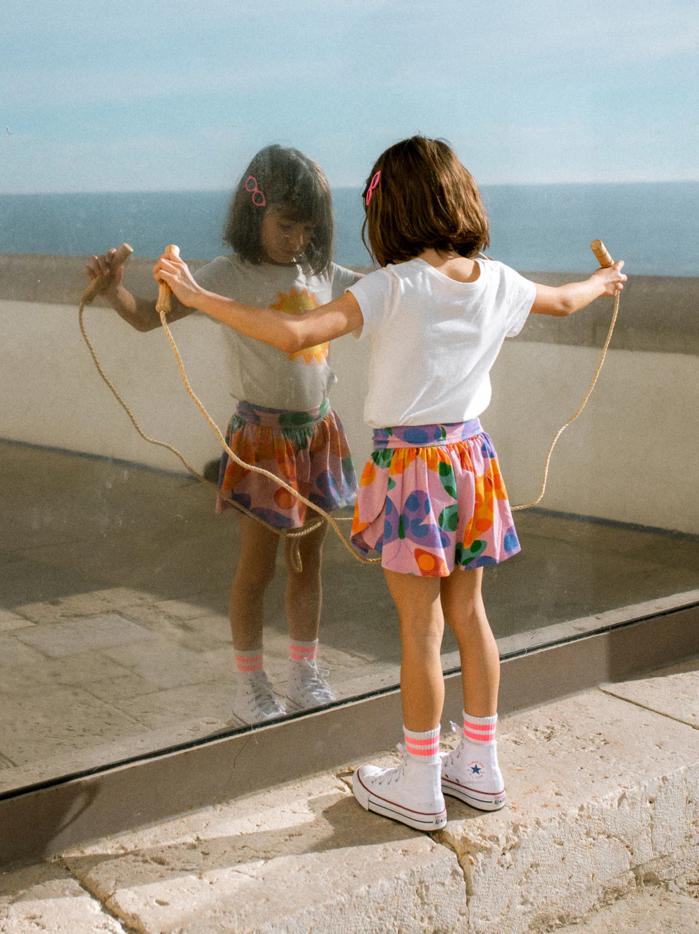 Sporty Petal Shorts - Butterfly Spot by Tea Collection - Image 7
