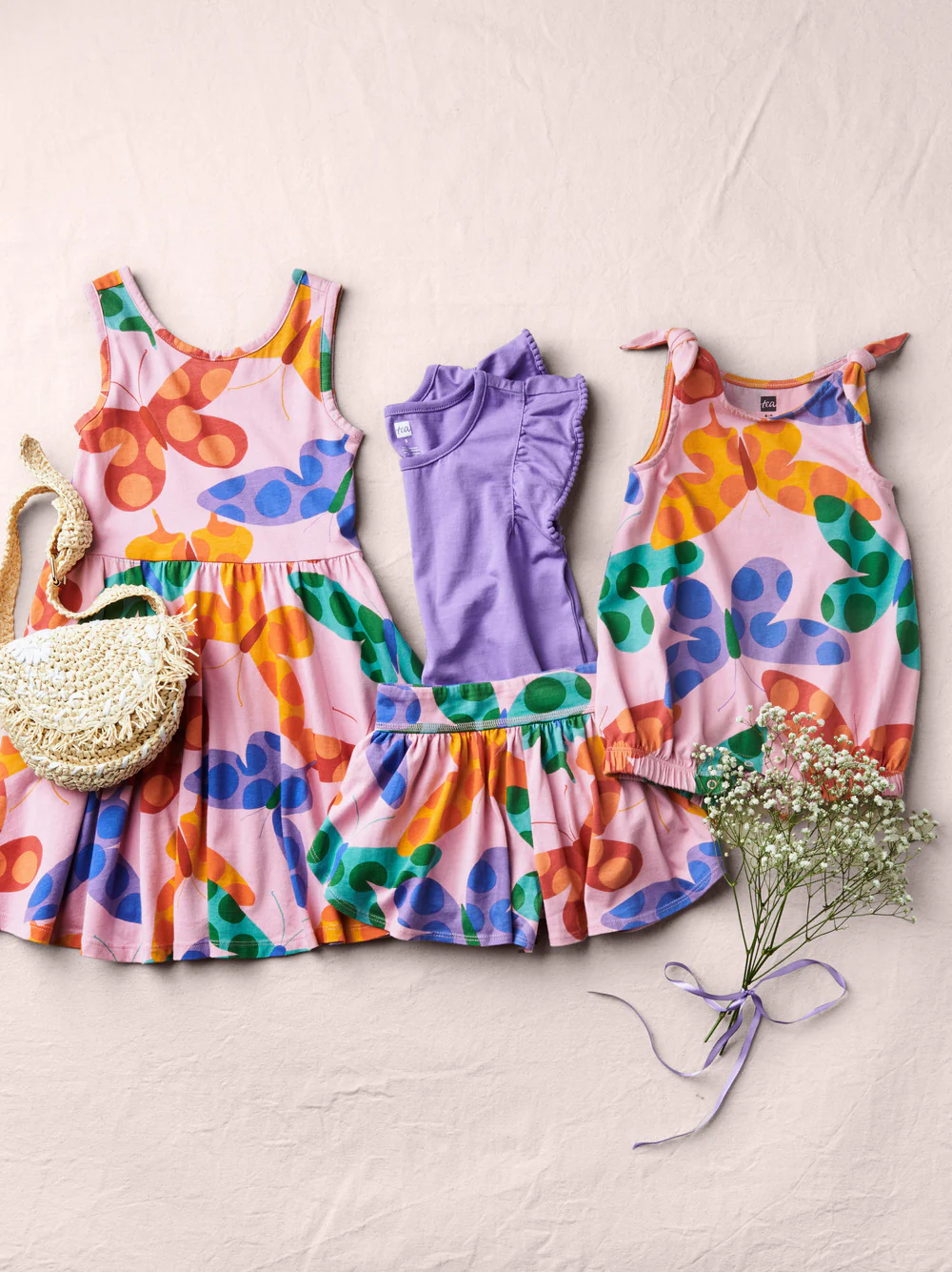 Sporty Petal Shorts - Butterfly Spot by Tea Collection - Image 8