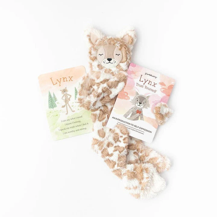 Spotted Beige Lynx Snuggler - Self Expression by Slumberkins