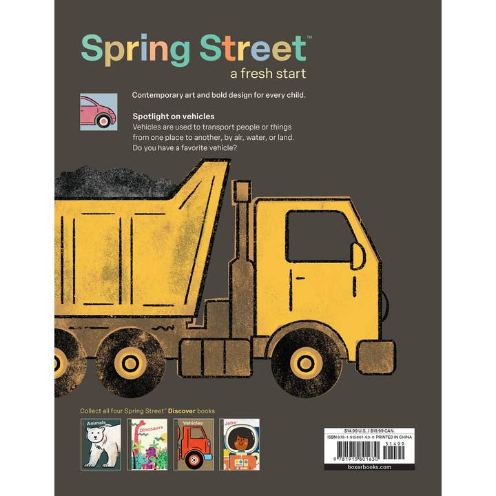 Spring Street Discover: Vehicles - Board Book - Image 2