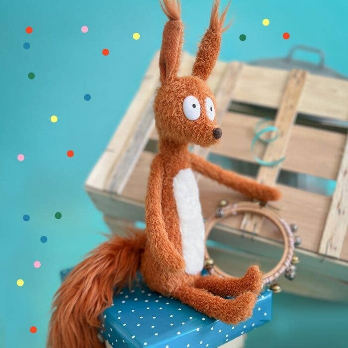 Squirrel Plush Toy "Ecole Des Loisirs" by Moulin Roty - Image 3