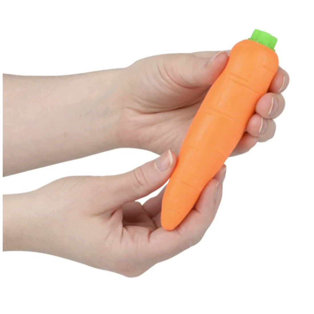 Stretch and Squeeze Carrot - 5.5 Inch (1 Unit Assorted) by The Toy Network - Image 3